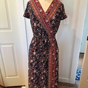 Xhilaration floral maxi dress